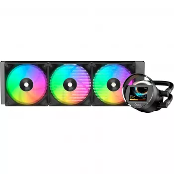 Ocypus Sigma L36 ARGB musta 360mm AIO neste-CPU-jäähdytin