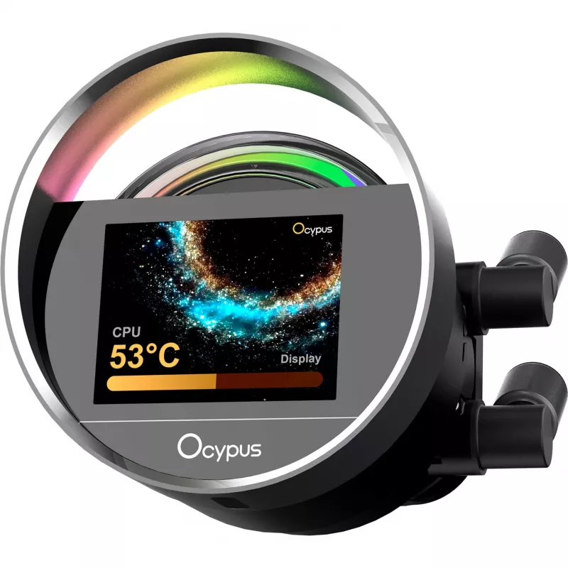 Ocypus Sigma L36 ARGB musta 360mm AIO neste-CPU-jäähdytin