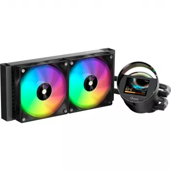 Ocypus Sigma L24 ARGB 240mm neste-CPU-jäähdytin - musta
