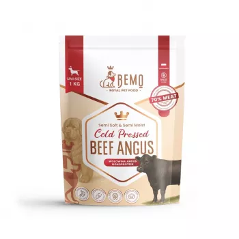 BEMO kylmäpuristettu Angus-naudanliha Mono kuivaruoka koirille - 1kg