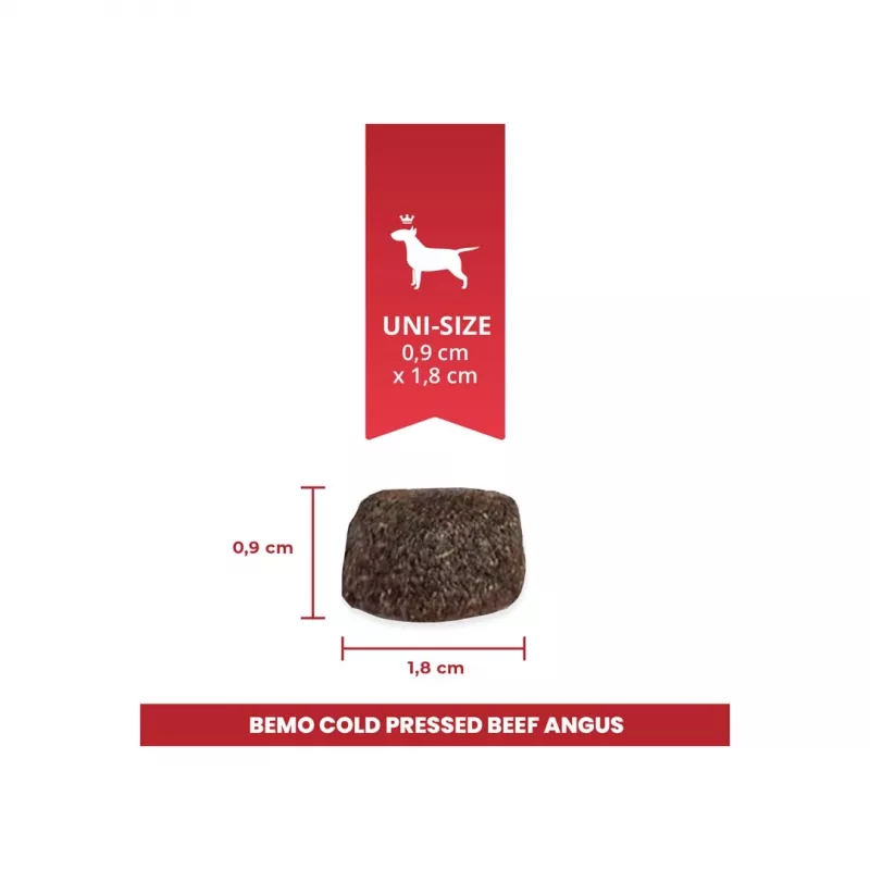 BEMO kylmäpuristettu Angus-naudanliha Mono kuivaruoka koirille - 1kg