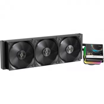 Ocypus Sigma L36 PRO AIO neste-CPU-jäähdytin 360mm ARGB musta