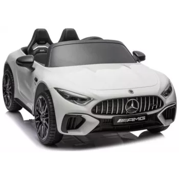 LEAN CARS Mercedes AMG SL63 paristokäyttöinen ajettava auto valkoinen