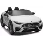 LEAN CARS Mercedes AMG SL63 paristokäyttöinen ajettava auto valkoinen
