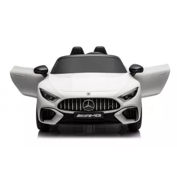 LEAN CARS Mercedes AMG SL63 paristokäyttöinen ajettava auto valkoinen