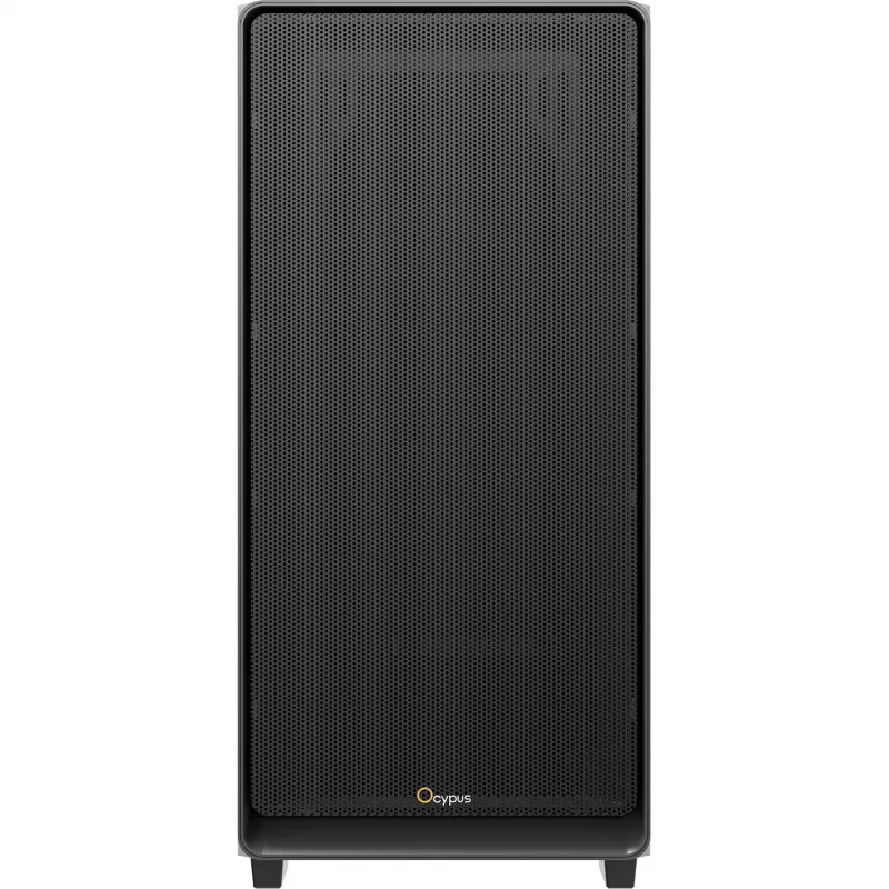 Ocypus Gamma C60 musta Mid-Tower PC-kotelo karkaistun lasin sivupaneelilla