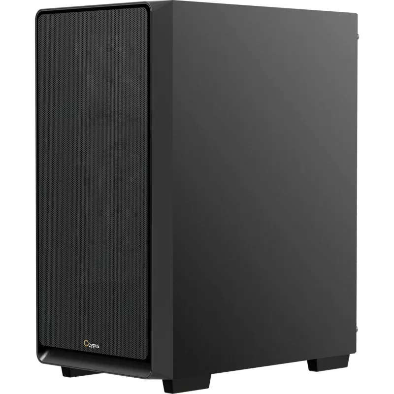 Ocypus Gamma C60 musta Mid-Tower PC-kotelo karkaistun lasin sivupaneelilla