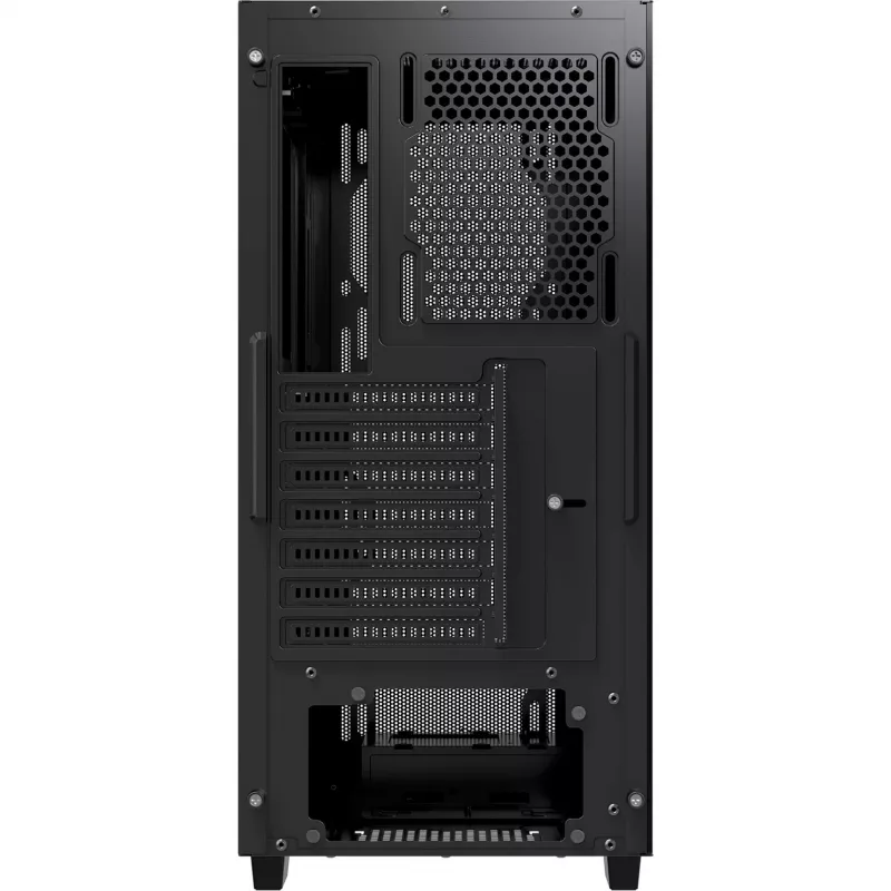 Ocypus Gamma C60 musta Mid-Tower PC-kotelo karkaistun lasin sivupaneelilla