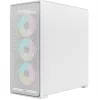 Ocypus Delta C70 ARGB valkoinen panorama-lasi Mid-Tower PC-kotelo