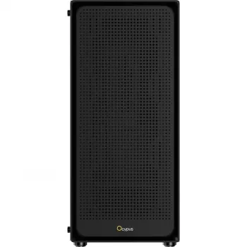 Ocypus Gamma C50 musta Mid-Tower PC-kotelo karkaistulla lasisivupaneelilla