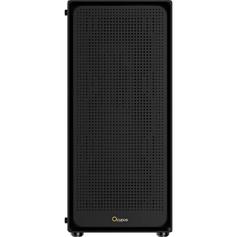 Ocypus Gamma C50 musta Mid-Tower PC-kotelo karkaistulla lasisivupaneelilla