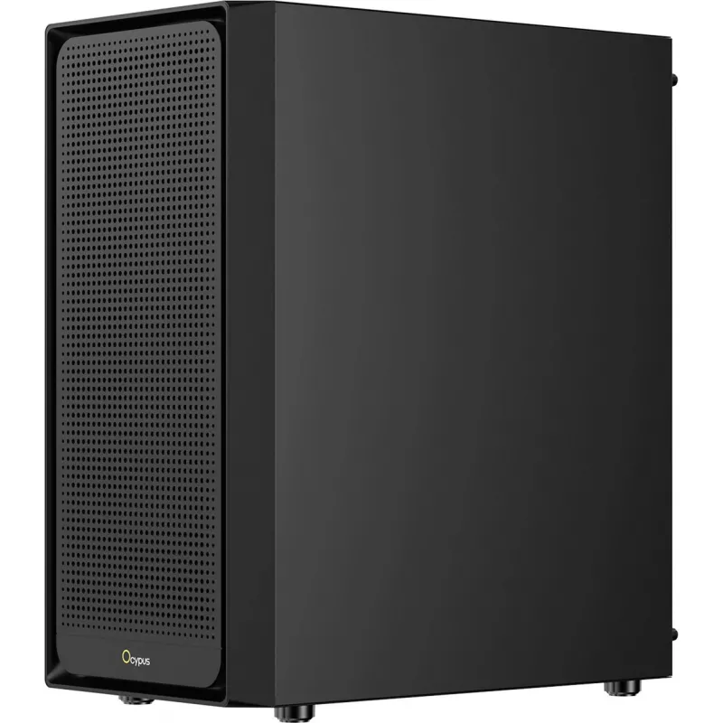 Ocypus Gamma C50 musta Mid-Tower PC-kotelo karkaistulla lasisivupaneelilla