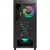 Ocypus Gamma C60 ARGB Mid-Tower PC-kotelo - karkaistu lasi, musta