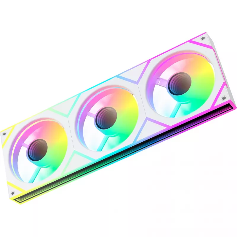 OCYPUS Gamma F36 ARGB valkoinen Reverse 360mm AIO neste-CPU-jäähdytin