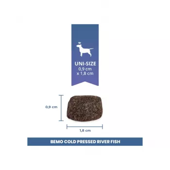 BEMO Kylmäpuristettu jokikala Mono kuivaruoka koirille 1kg