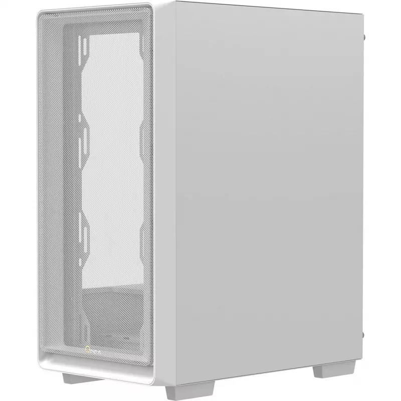 Ocypus Gamma C60 valkoinen PC-kotelo karkaistusta lasista, Mid-Tower