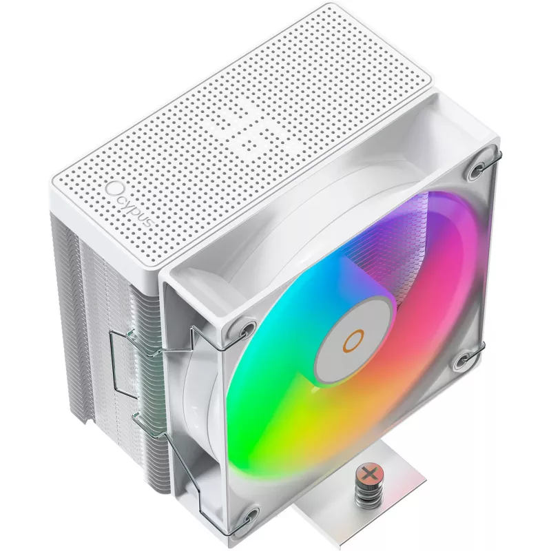 OCYPUS Gamma A40 ARGB Digital matala CPU-jäähdytin - valkoinen, 100 mm