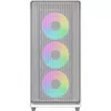 Ocypus Gamma C60 ARGB valkoinen Mid-Tower-kotelo karkaistusta lasista