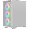 Ocypus Gamma C60 ARGB valkoinen Mid-Tower-kotelo karkaistusta lasista