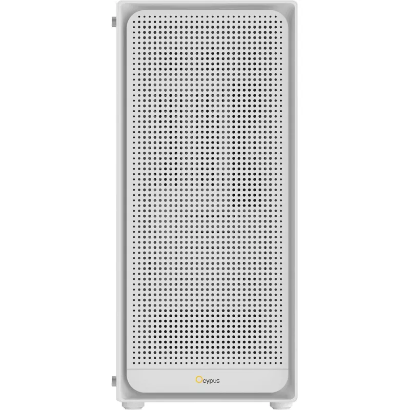 Ocypus Gamma C50 valkoinen PC-kotelo karkaistusta lasista, Mid-Tower