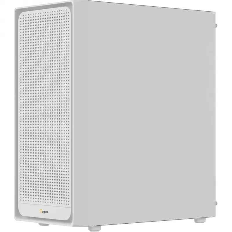 Ocypus Gamma C50 valkoinen PC-kotelo karkaistusta lasista, Mid-Tower