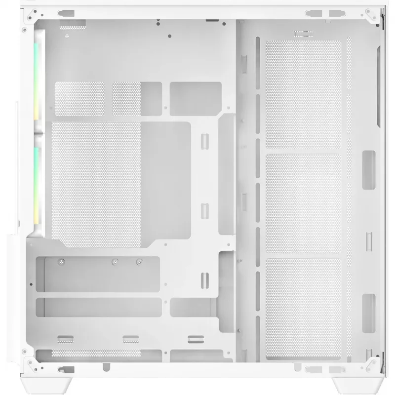 Ocypus Delta C74 ARGB valkoinen panorama-lasi Mid-Tower-kotelo