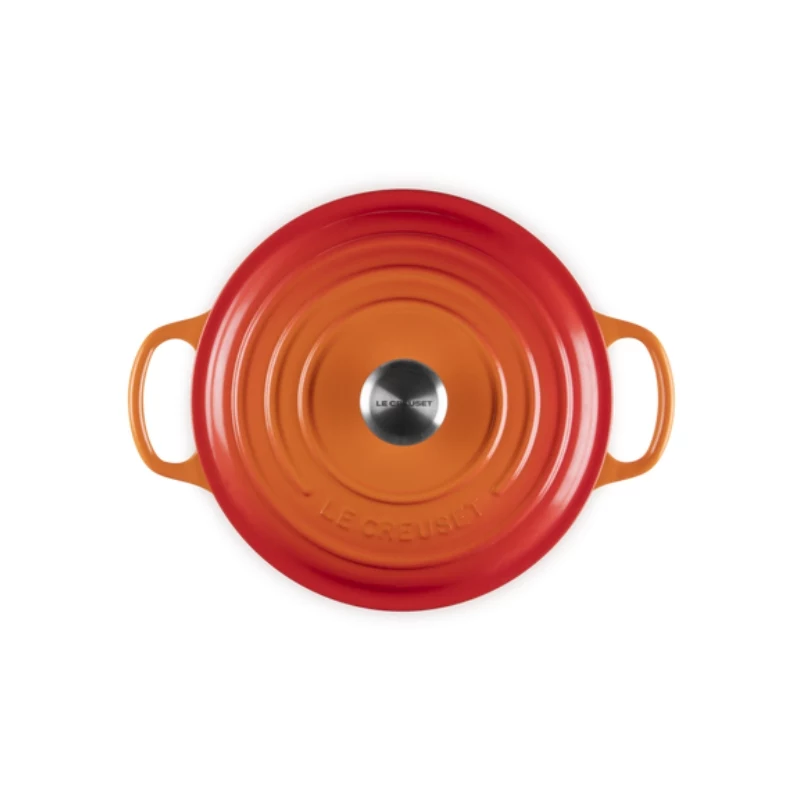 LE CREUSET valurauta pyöreä pata 34cm 12L oranssi