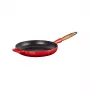LE CREUSET valurautapaistinpannu puukahvalla 28 cm punainen