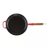 LE CREUSET valurautapaistinpannu puukahvalla 28 cm punainen