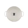 LE CREUSET pyöreä pata emaloidusta valuraudasta 34cm 12L kerma