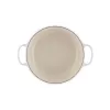 LE CREUSET pyöreä pata emaloidusta valuraudasta 34cm 12L kerma