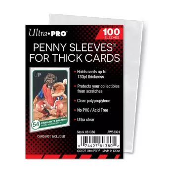 Ultra Pro pehmeät korttitaskut 100x152mm (100 kpl pakkaus) 157325