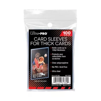Ultra Pro pehmeät korttitaskut 100x152mm (100 kpl pakkaus) 157325