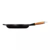 LE CREUSET valurautapaistinpannu puukahvalla Ø28cm matta musta
