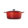 Le Creuset pyöreä valurautainen pata 34cm 12L punainen