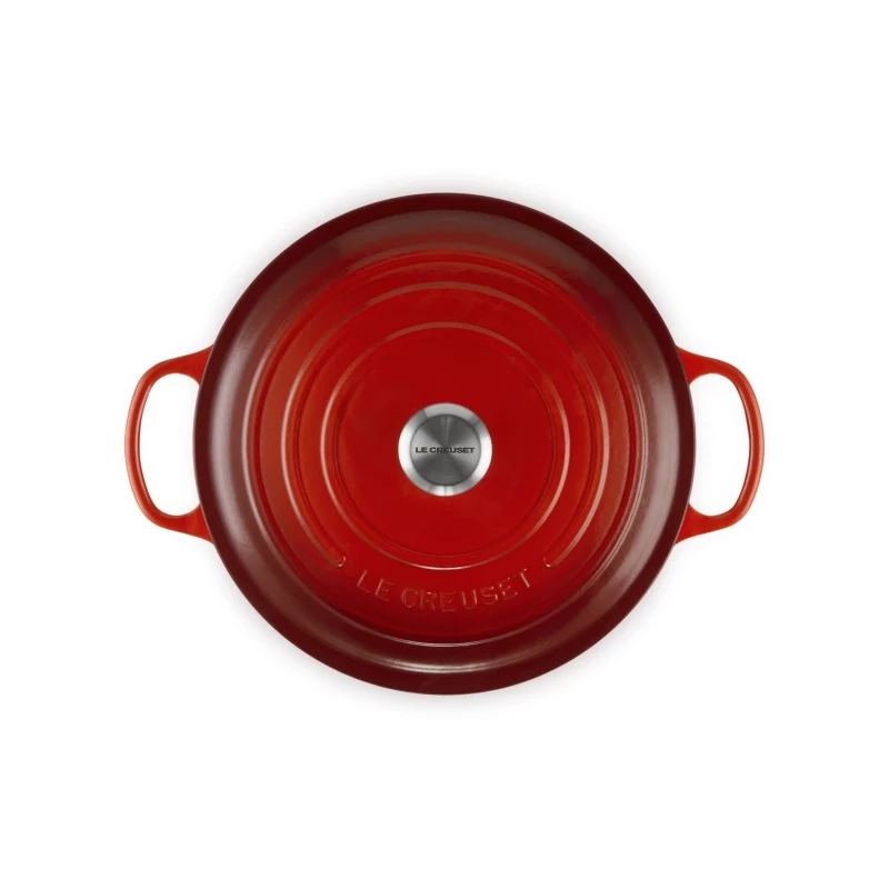 Le Creuset pyöreä valurautainen pata 34cm 12L punainen