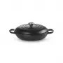 LE CREUSET valurautainen paistinpannu 30cm 3,5L mattamusta