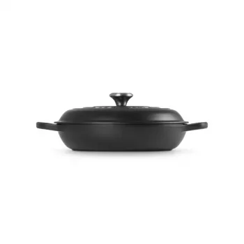 LE CREUSET valurautainen paistinpannu 30cm 3,5L mattamusta