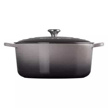 LE CREUSET valurautainen pyöreä pata 34cm 12L harmaa