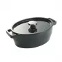 Pyrex valurautainen uunivuoka soikea 5,8L harmaa 33x25cm
