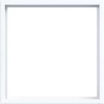 HAGER WAF7073WG välirengas keskilevylle 50 x 50 mm, vaaleanvalkoinen