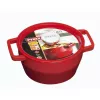 Pyrex valurautainen pyöreä uunivuoka 2,2L Ø20cm punainen