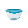 PYREX lasinen sekoituskulho kannella 2,3L Ø21cm