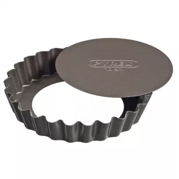 PYREX leivontavuokasarja 4 kpl irrotettavalla pohjalla Ø10 cm