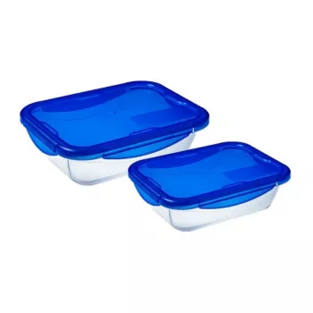 PYREX Cook&Go lasiastia kannella 2 kpl:n sarja