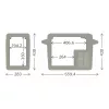 Dometic CFF 20 -kompressorikylmälaatikko 21L 12/24V / 100-240V