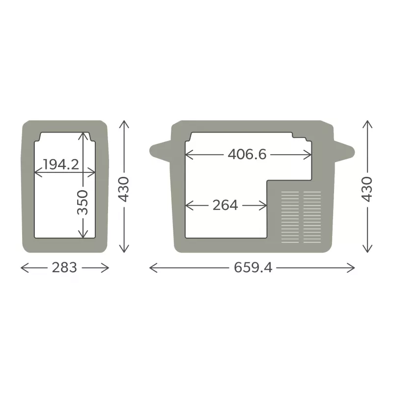 Dometic CFF 20 -kompressorikylmälaatikko 21L 12/24V / 100-240V