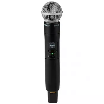 Shure SLXD2+/58=-G65 käsilähetin SM58-kapselilla (470-606 MHz)
