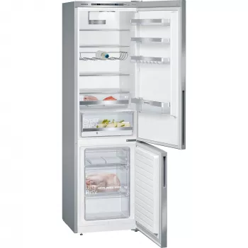 Siemens KG39EALCA iQ500 vapaasti seisova jääkaappi-pakastin 201 cm korkeus energiatehokkuusluokka C hopea