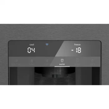 Siemens KF96DPXEA iQ700 French Door Side-by-Side jääkaappi-pakastin vesi- ja jääpalelaitteella, 183 cm, energiatehokkuusluokka E, ruostumaton teräs